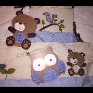 Woodland Animal Nursery Set- 5 pieces